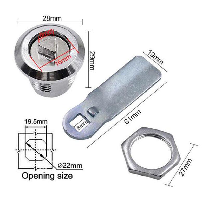 Panel Lock Key Universal Wrench Triangle/Socket Electrical Cupboard Box Switch Power Cabinet Key General-purpose