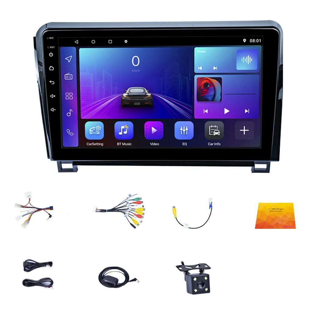 Black Car Radio With Rear View Function For Added Safety DVR Input Function
