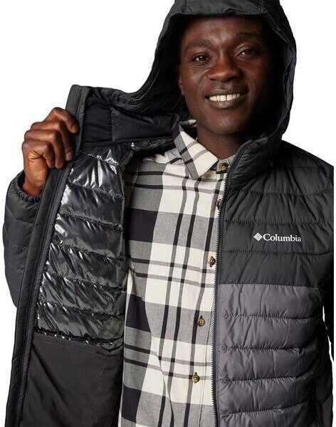 Куртка Columbia Powder Lite II Hooded Jacket (2086944) городская серая/акула