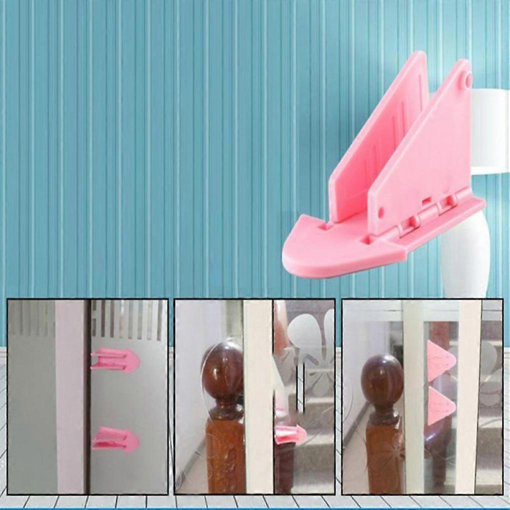 10pcs window lock screen window limiter aluminum alloy window sliding door plastic steel window sliding window lock child baby lock, random color Bett
