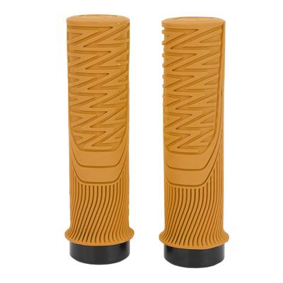 Bike Handlebar Grips Hard Wearing Single Lock On Antislip Increase Riding Safety Soft Resin for