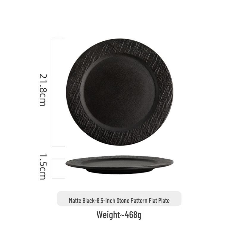 White Ceramic Western Dinner Plate