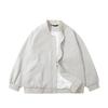 Zip Up Quilted Bomber Jacket Men Casual Padded Flight Jacket