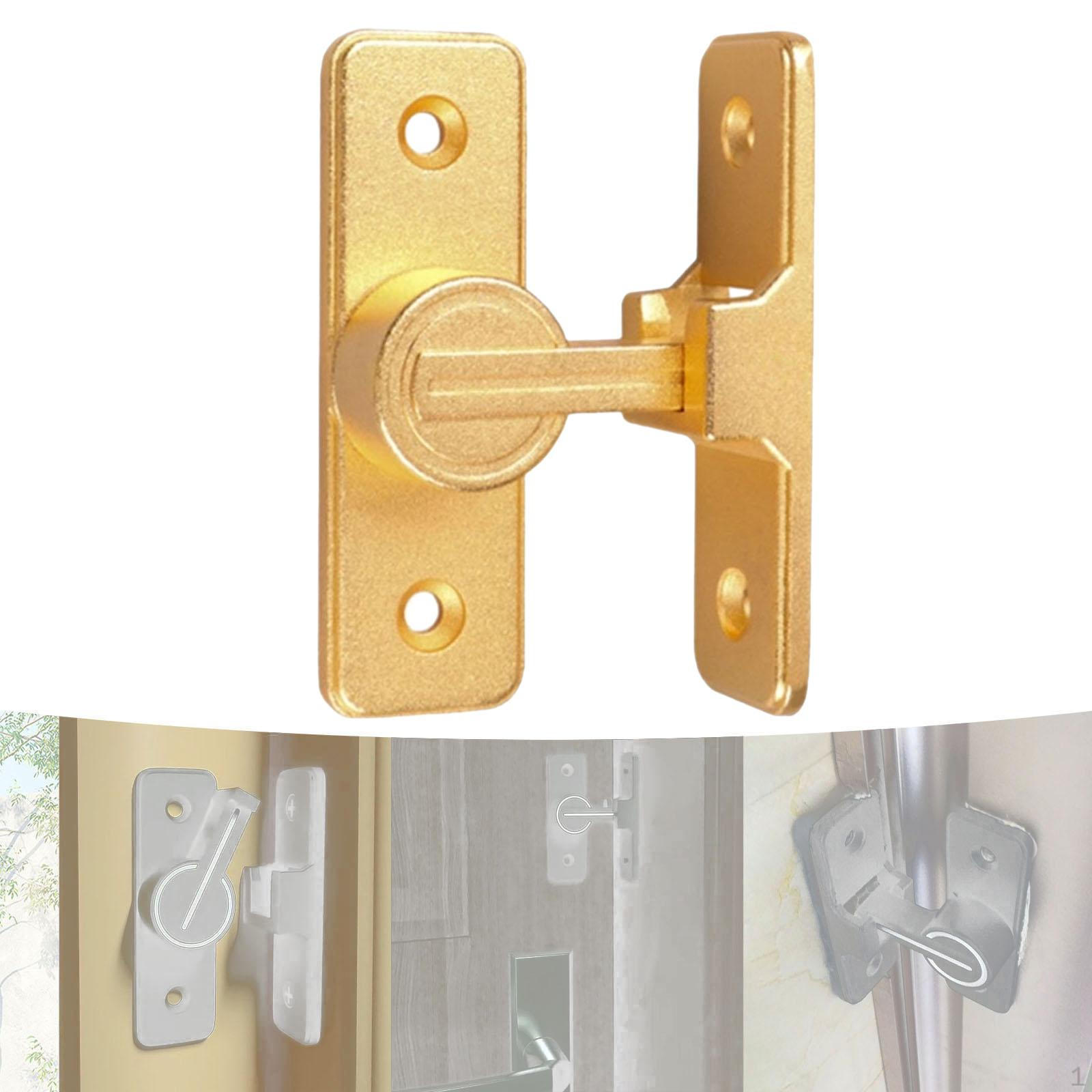 

Дверний замок Надміцна засувка для воріт у приміщенні та на вулиці 90 Degree Gold