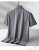 Men's Summer Ice Silk Two-Piece Set: Short Sleeve Top & Long Pants - Casual Sportswear for Father's Day Gift