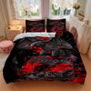 3pcs Raven Cover Set, 1 Cover + 2 Pillowcases (No Insert), Bedding for All Seasons, Bedding,Bedroom Decor yy250922089