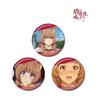 The Rising of the Shield Hero Season 4 Raphtalia Scene Photo Glitter Can Badge Set of 3