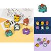 Cute Cartoon Pokmon Metal Badge Pet Elf Gengar Psyduck Pokmon Brooch Accessories