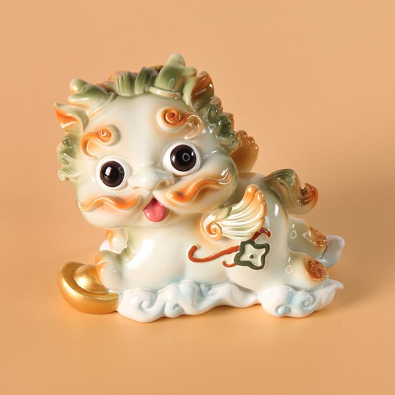 New Cute PI Xiu Resin Handicraft Ornaments, Personalized Craft Gifts, Home Ornaments and Car Decorations