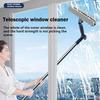 Limpiacristales de Ventana Alto Ajustable con Mango Ergonómico y Palo Extensible