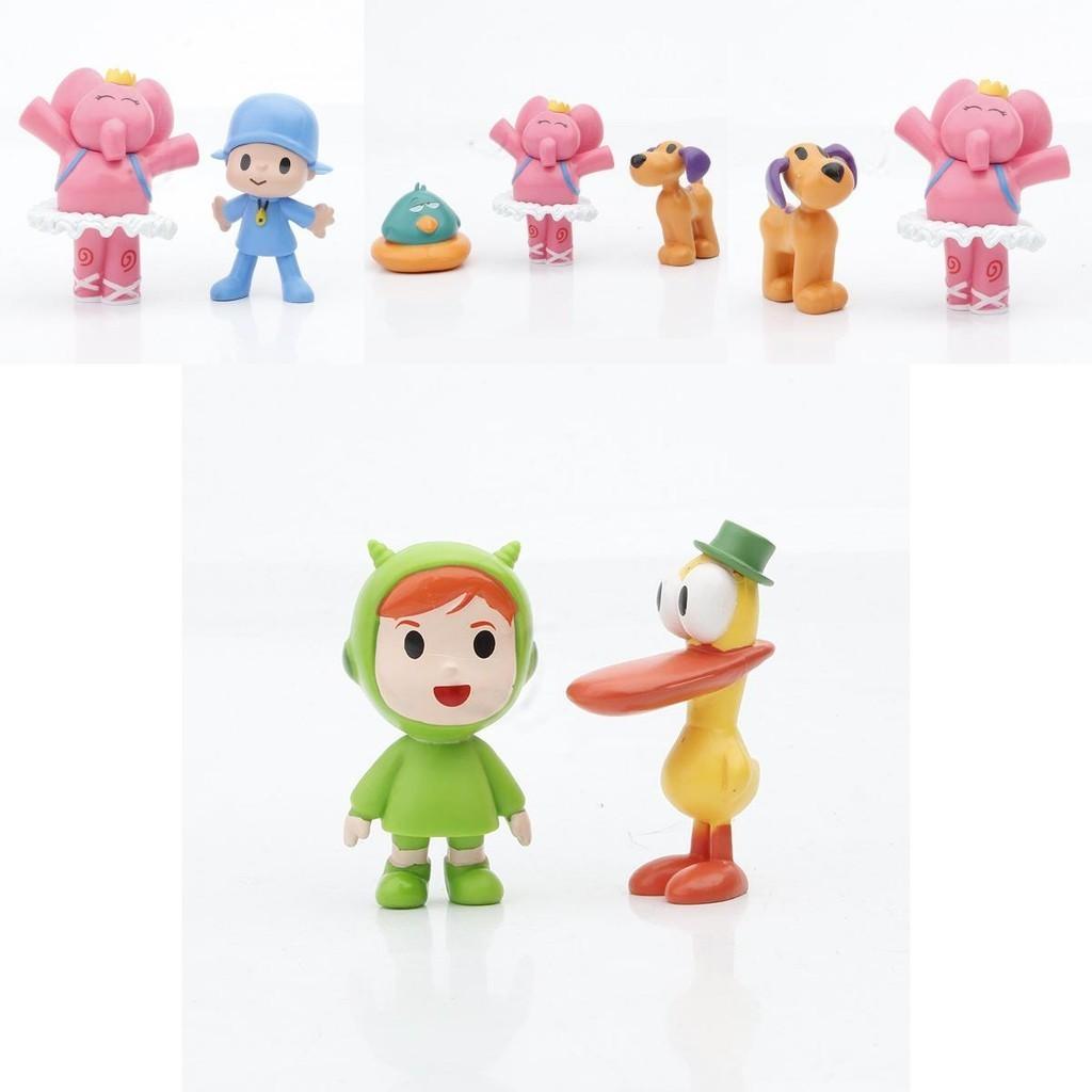 Adorable 7pcs Pocoyo Action Figures Zinkia Miniatures Perfect For Cake Decoration