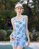 Korean Style Women's 2026 Slimming Three-Piece Swimsuit Set for Small Bust