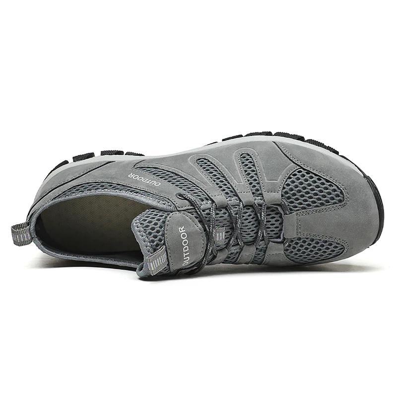 Fashion 2025 Men Soft Casual Shoes Summer Breathable Outdoor Mesh Sneakers Male Light Black Footwear Flat Botas Para Hombre Masculino