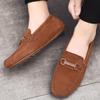 Herren Fahrschuhe Nubuk Herren Frühling Leder Slipper Herren Freizeitschuhe Mokassins Slipper Herren Flats Mode Herrenschuhe Größe 38-44
