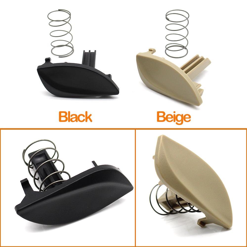 Car Front Seat Beige Black Headrest Switch Button Spring Cover For BMW 5 7 5GT X5 X6 Series F10 F11 F01 F02 F07 E70 E71 E72