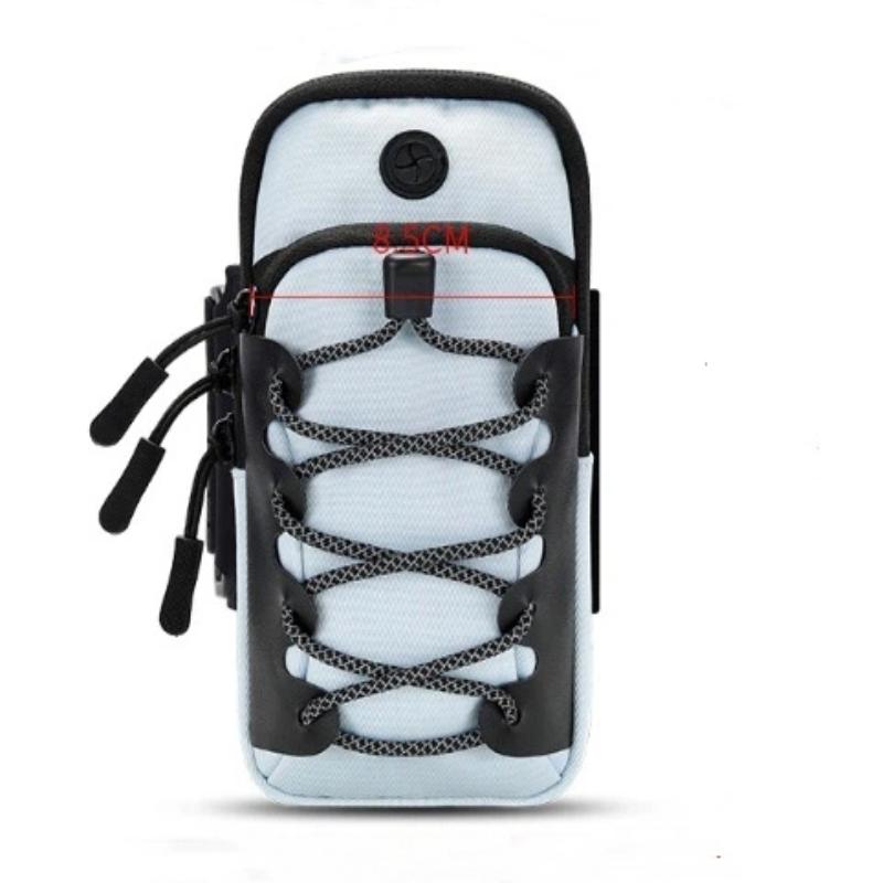 

Motorcycle Battery Cover Mobile Phone Storage Pouch Storage Bag Sports Armband Bag Electric Dirt Bike білий