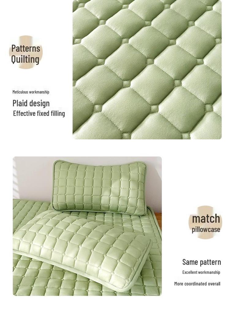 Vier Jahreszeiten Universal Matratzenauflage: Weiche, rutschfeste Unterlage für Wohnheim, Hotel und Zuhause - Einzel- oder Doppel-Schutzunterlage