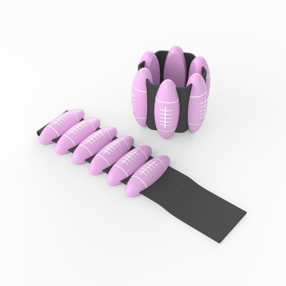 

1 Pair 2 LB Weighted Wrist Strap Weight Adjustable Weight-bearing Fitness Equipment Yoga Training розовый