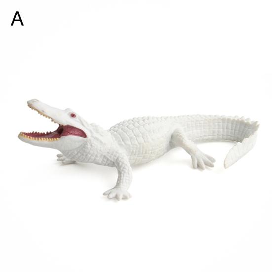 Simulation Crocodiles Wild Animal PVC Figurine Model Craft Educational Kids Toy
