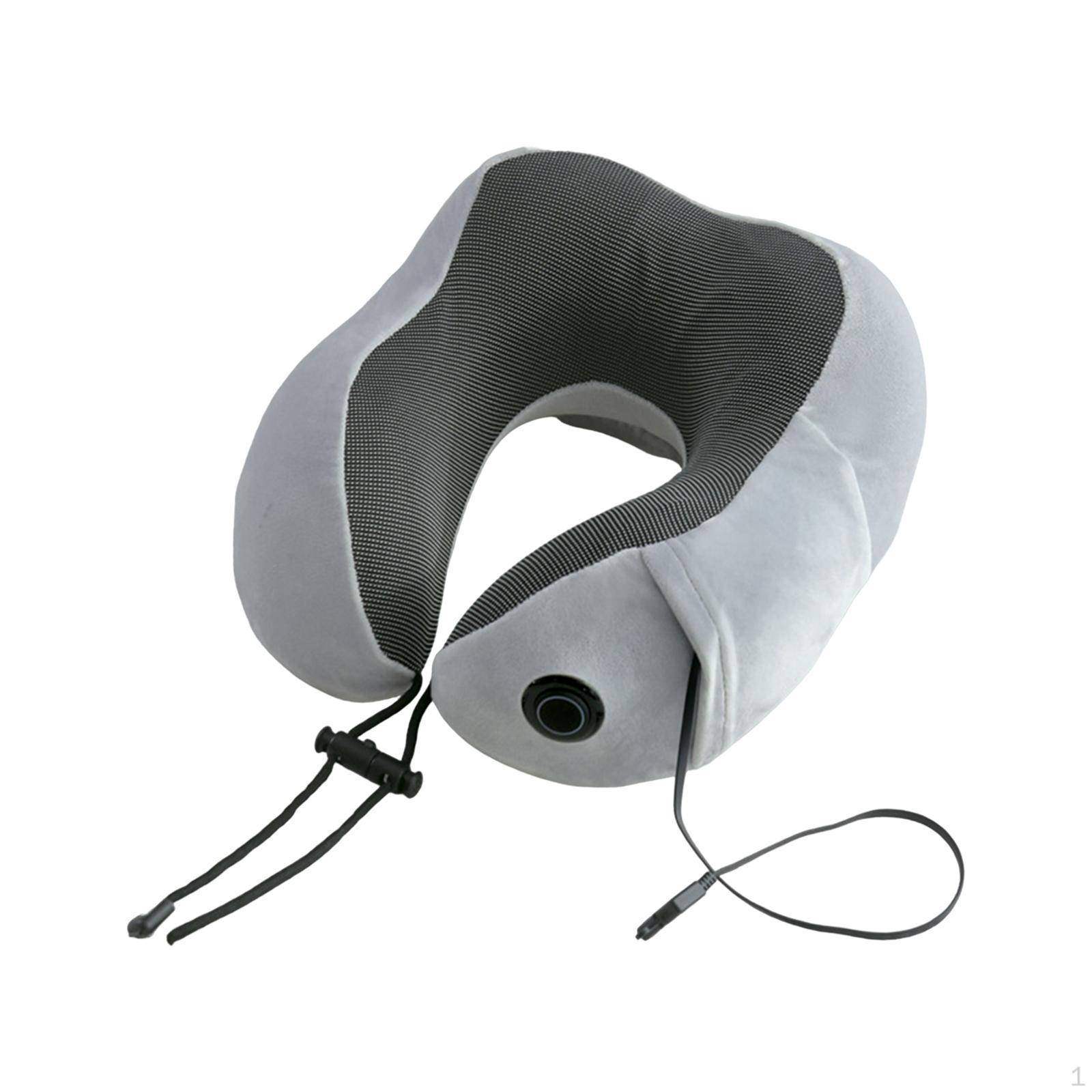 

Подушка с подогревом для шеи, модная, для путешествий, для офиса, дома, для взрослых, для сна, вождения Light Grey