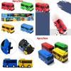 High-quality Mini Bus In Nine Colors With Working Doors Educational Toy Set
