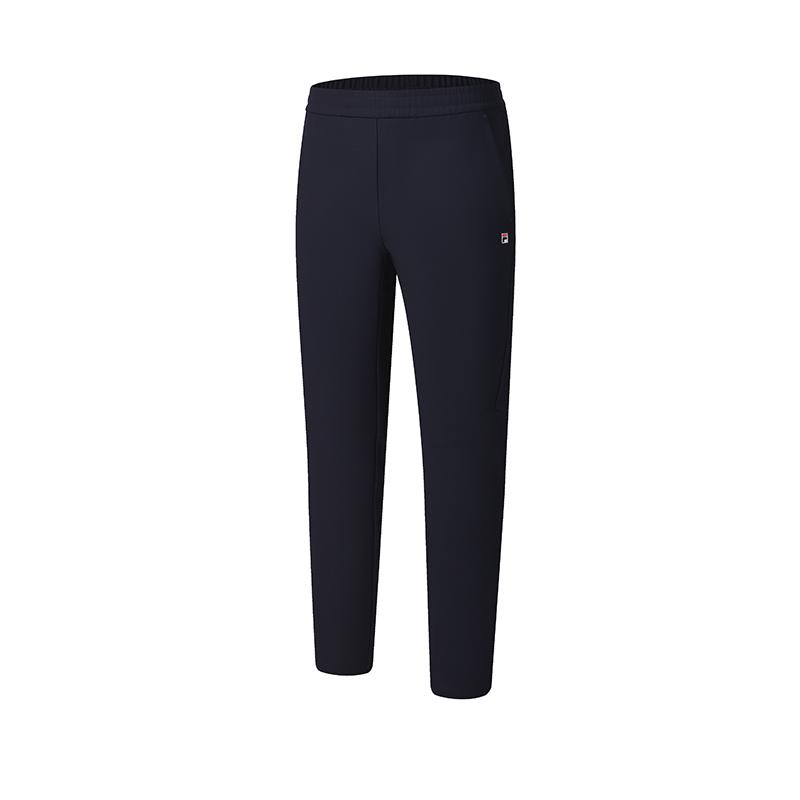 FILA Versatile Simple Comfortable Knitted Sports Pants Men bottoms Royal-Blue A11M513605FNV