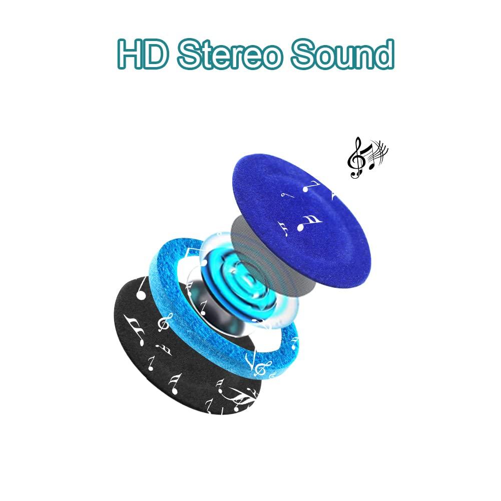 MMUSS Sleep Pillow Speaker with Replacement Headband for Sleep Wired Brown 2023 Version Ultra-Thin Stereo, Headphones, 3.5 Interface,