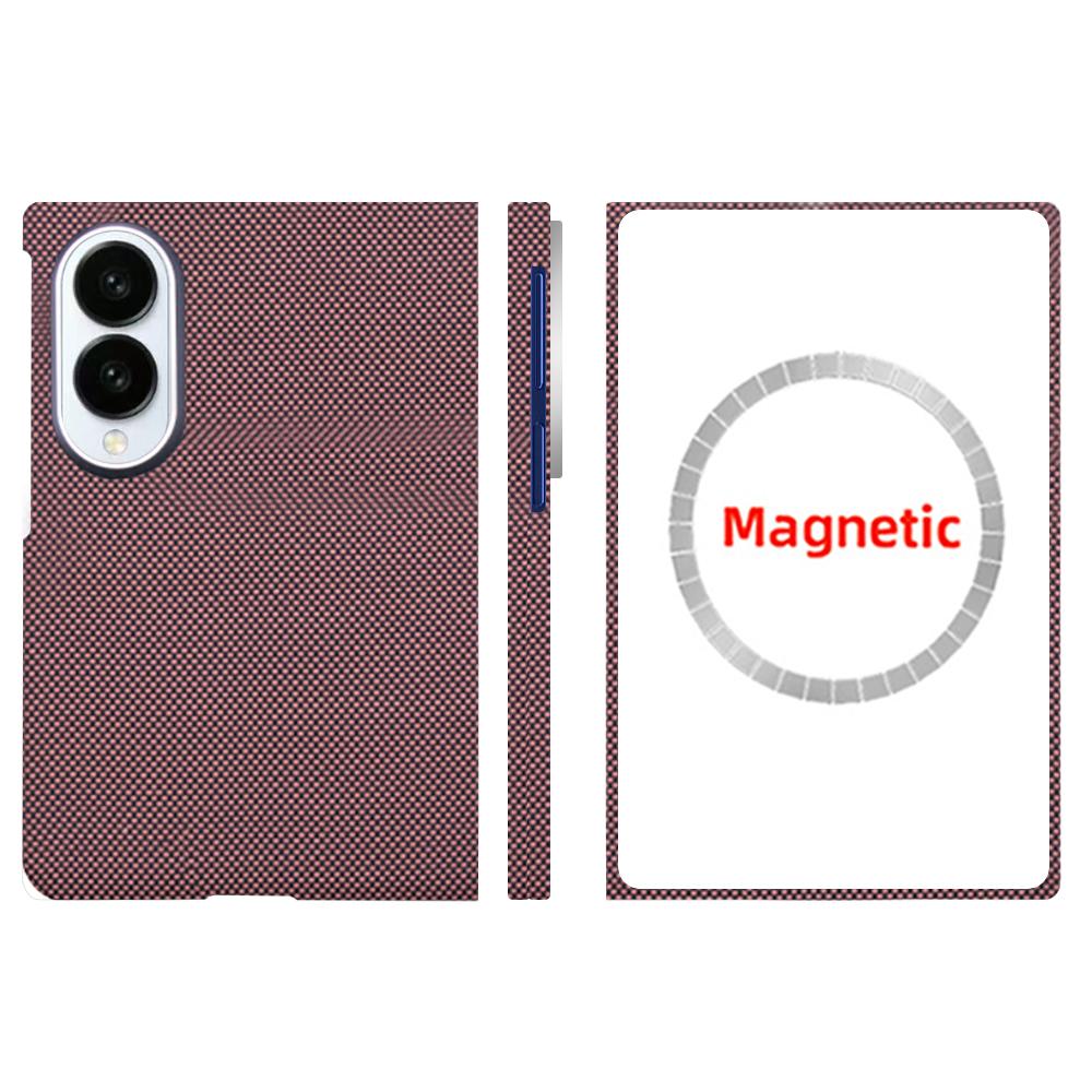 Per Samsung Galaxy Z Fold 8 Custodia in Fibra di Carbonio Aramidica Cover in Kevlar Ultra-Sottile Leggera Armatura Custodia Protettiva Resistente Robusta