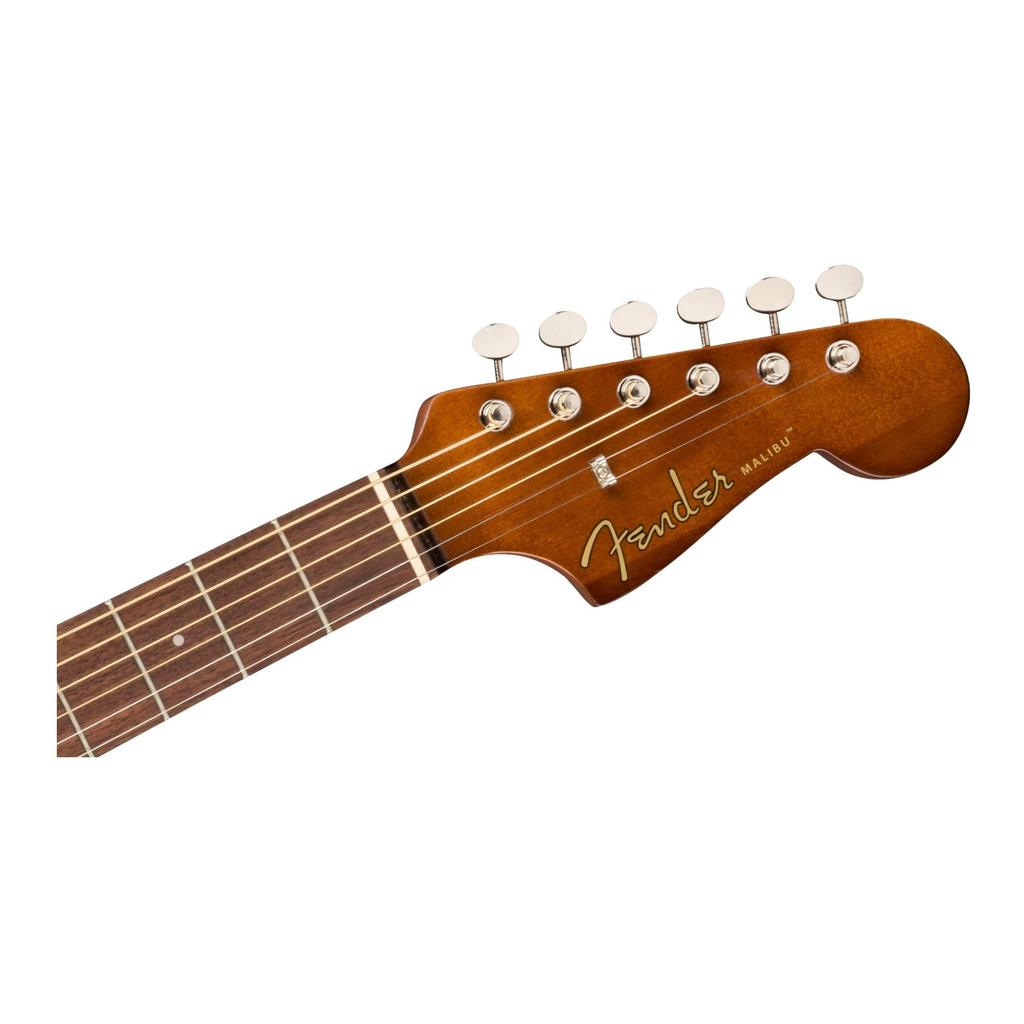 Fender Electric Acoustic Malibu Walnut Natural Soft Case Included Player, Fingerboard,