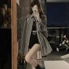 Striped Long-sleeved Shirt Jacket Lazy Style 1111 New Autumn Women's Clothing Top Loose with Thin Shirt Tide