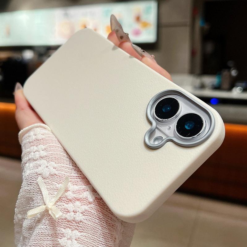 Leather Texture TPU Soft Phone Case Shell For iPhone 16 Pro Max 15 14 Pro 13 12 11 Slim Matte Shockproof Bumper Cover