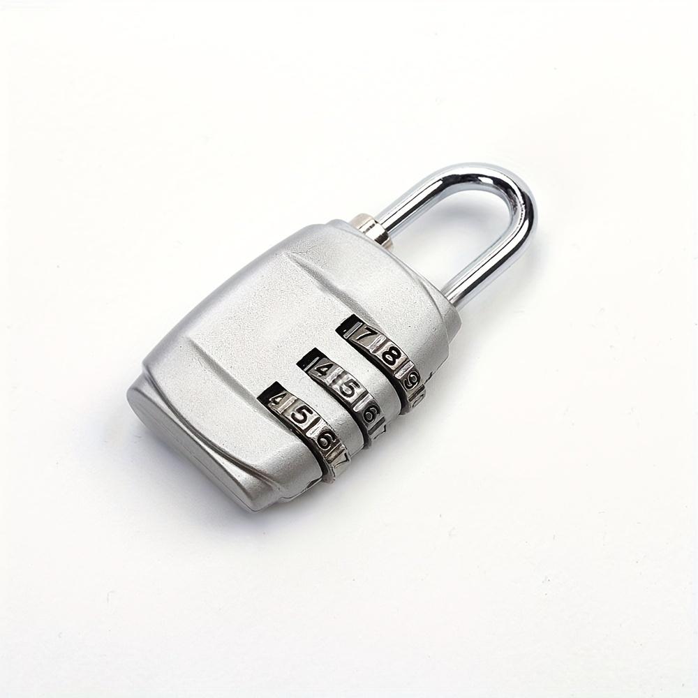 Password Lock 3 Position Password Lock Padlock, Suitcase Padlock for Gym, Cabinets and Luggage - Durable, Travel Padlock