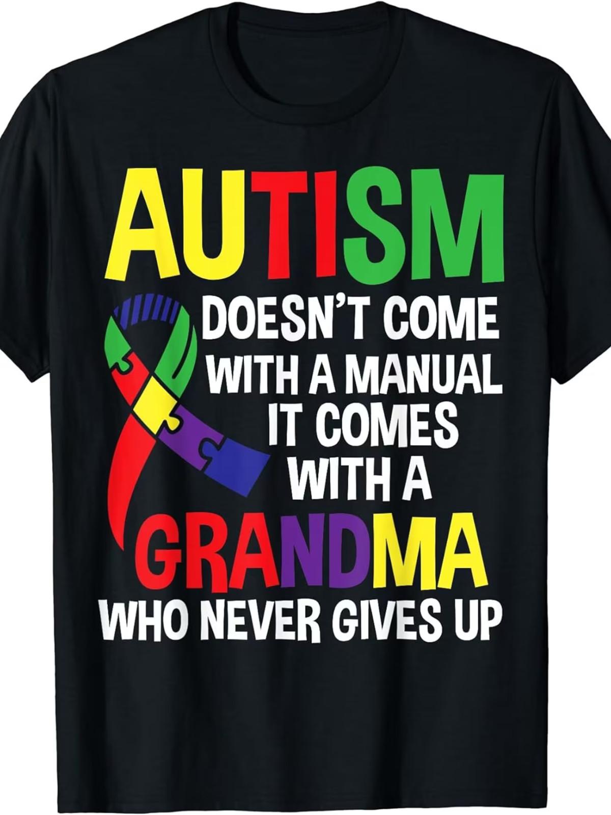 Plus Size, Women s Plus Size 0XL-5XL Autism Awareness T-Shirt S разноцветный