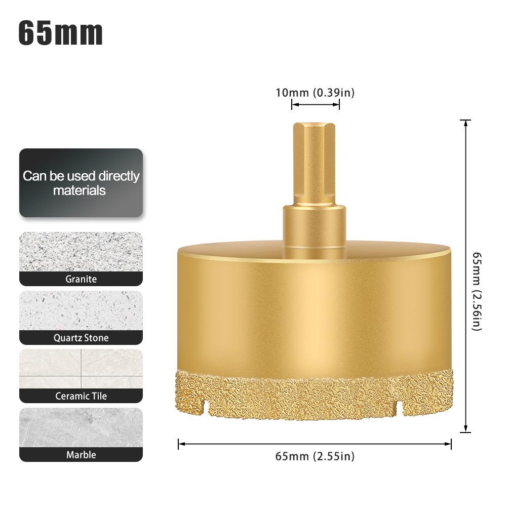 

Multifunctional Dry Tile Drill Bit for Marble, Granite, Glass, and Vitrified Tile