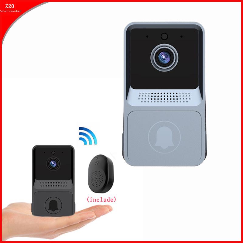 Smart Wireless Video Doorbell Z20 with Two-Way Intercom