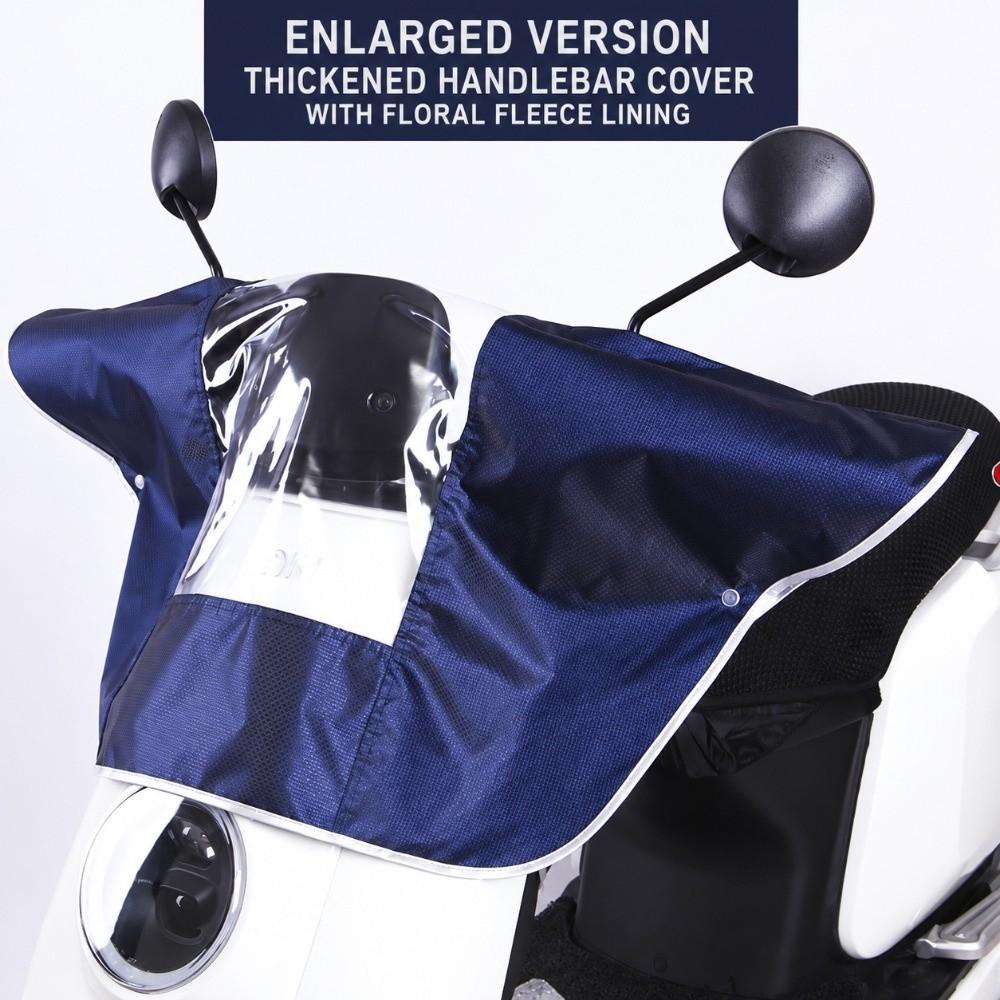 Waterproof Motorcycle Head Cover Clear Window Electric Motorcycle Cover  Daily Commuting
