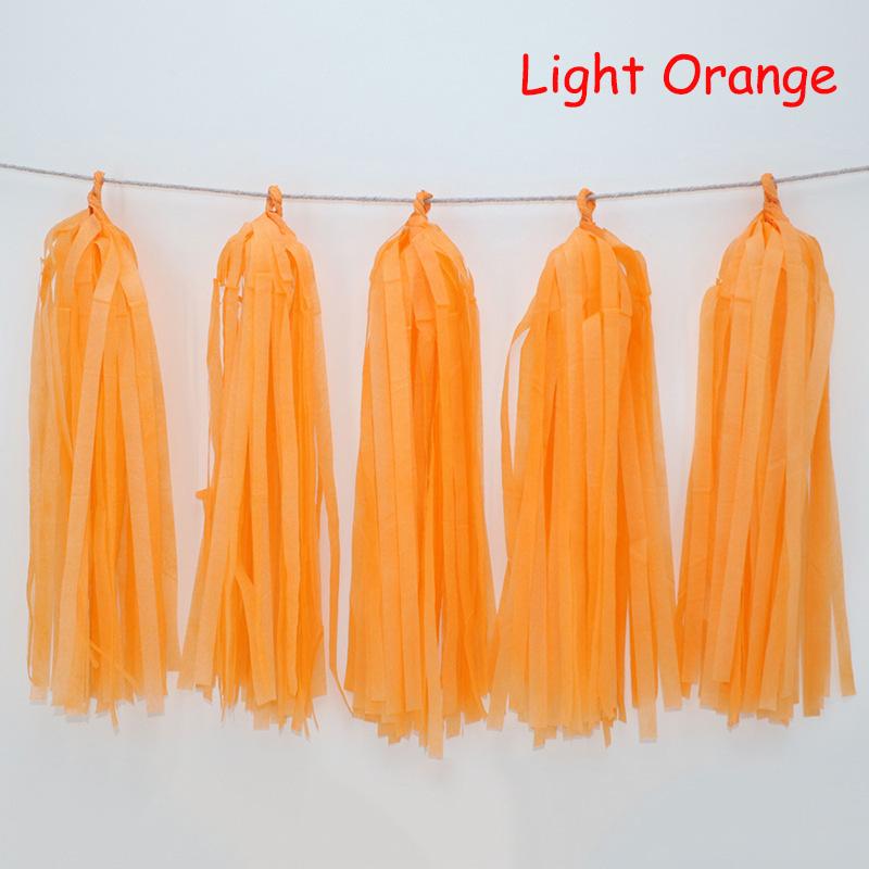 Wedding Party Decoration Color Paper Tassel Garland Bride To Be Birthday Decor Baby Shower Girl Slingers Mermaid Party Supplies