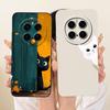 Für Honor Magic 7 Pro 5G Hülle PTP-AN10 Niedliche Katze Ente Cartoon Hülle Weiches TPU Mattes Handyhülle Für Honor Magic 7 Magic7 Pro Fundas