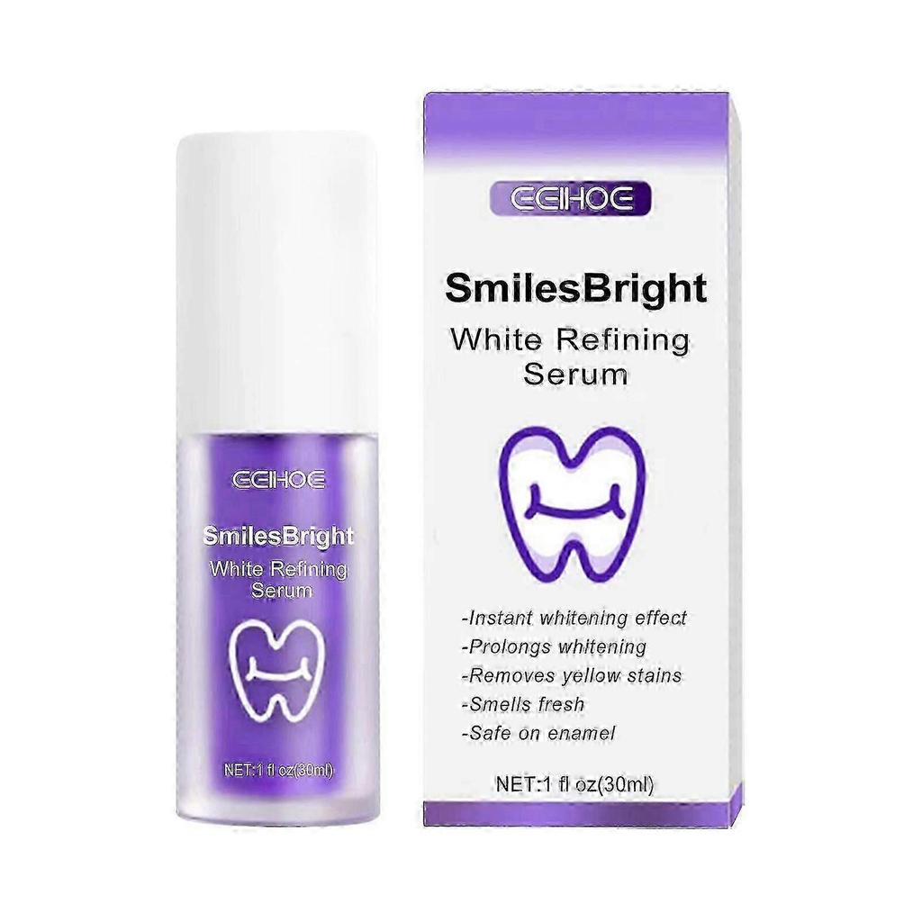 New model EELHOE purple whitening toothpaste, cleans tooth stains and bad odor, whitens teeth, cares for gums high quality