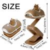 Cartoon Capibara Reading Light Adjustable Battery Powered Mini Capibara Folding Desktop Lamp Creative Portable