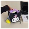 Kuromi Cartoon Shoulder Bag With Pu Material For Daily Use And Stylish Combination