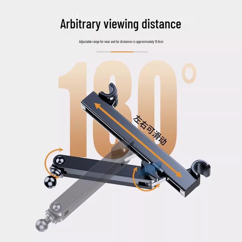 Telescopic Rotatable Car Headrest Mount for Tablets