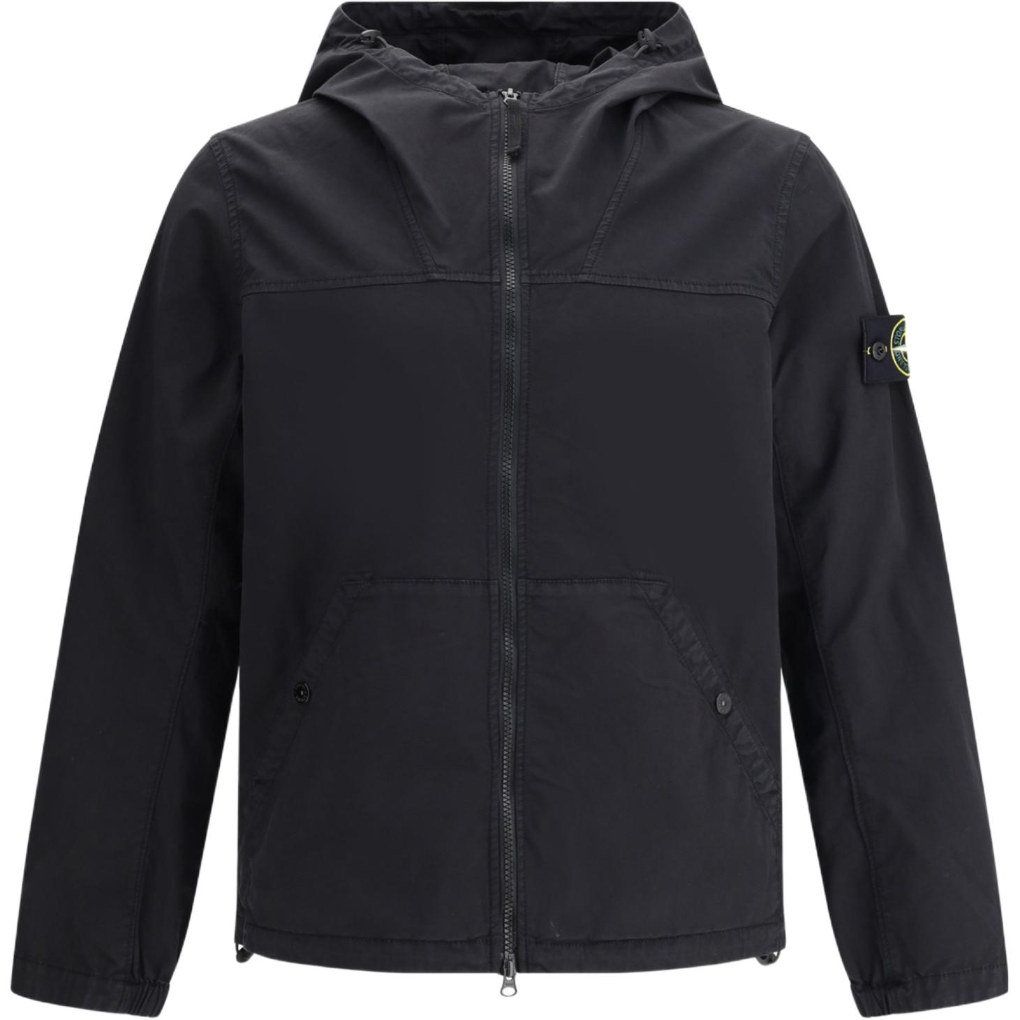 

STONE ISLAND Куртка с капюшоном на молнии с длинными рукавами и нашивкой-логотипом Мужские куртки K2S151200032S0010-V0029 S