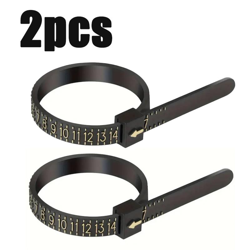 1/2 szt. Przyrządy do mierzenia rozmiaru pierścionka Męskie Damskie Miernik rozmiaru pierścionka Dokładny pomiar Taśma do mierzenia pierścionka Akcesoria do pierścionków Jubilerskie Narzędzia do pomiaru