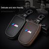 New Luxury Leather Car Remote Key Case Cover Keychain Protector Bag for M Performance E30 E34 E36 F21 F30 F35 M3 M5 X1 X3