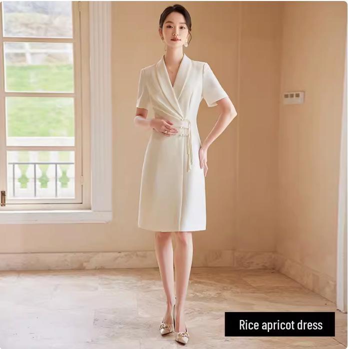 

Aishangchen 2024 Летняя Мода Маленький Ароматный Стиль Универсальный Повседневный Формальное Платье XL