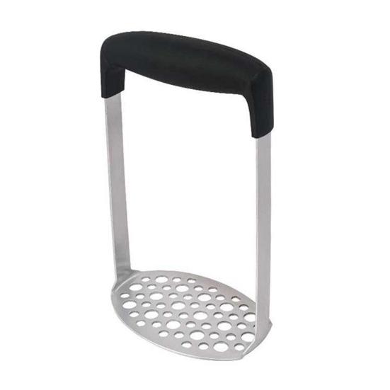 

Yousheng Potato Masher with Anti-Slip Rubber Handle U-Shaped Design Potatoes Masher Uniform Mesh Masher for Sweet Potatoes Pumpkin A