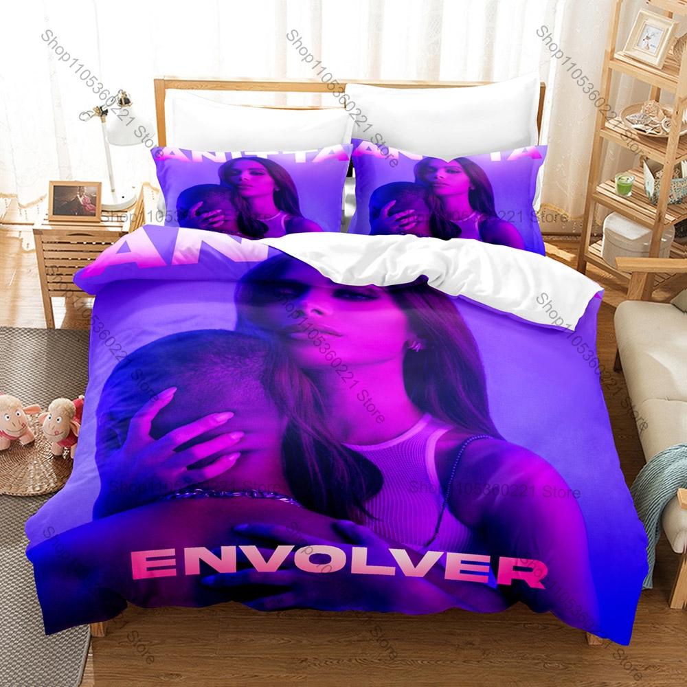 Cool Anitta Singer Duvet Cover + 2 Pillowcases 3D Print Polyester Bedding Set Fan Bedroom Decor Bed Linens Latin Pop Star Anitta