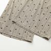 Summer Polka Dot Breathable Straight-Leg Pants with Elastic Waist for Middle-Aged Women's Casual Wear