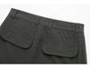 European & American Workwear Multi-Pocket Mini Skirt - Solid Color Casual Street Style Skirt